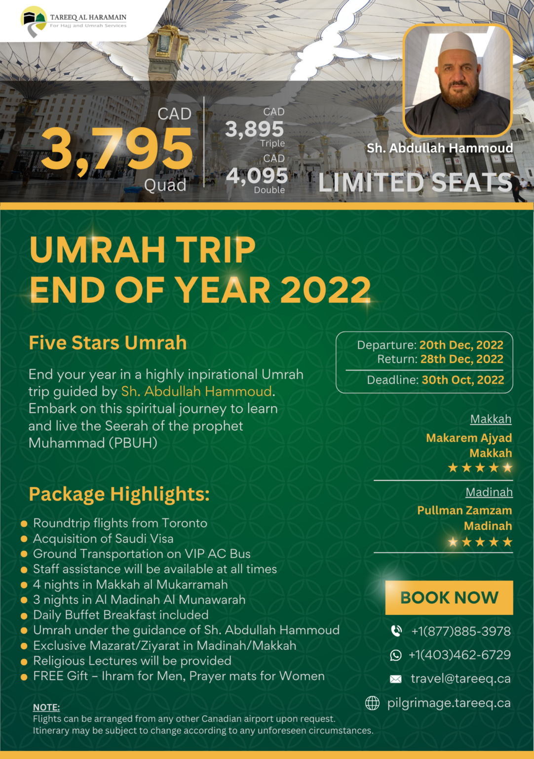 one stop travel umrah specials 2022