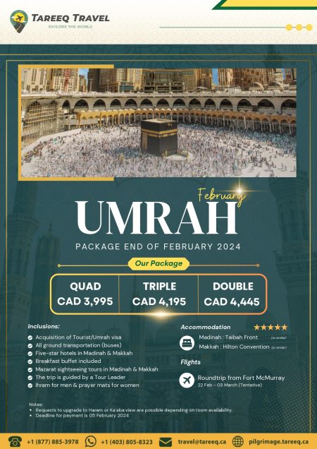 Umrah Package End of February